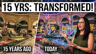 Bellagio Conseratory 15 years ago vs today