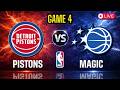 Detroit Pistons vs Orlando Magic - Game 4 NBA Playoffs - Live Stream Color Radio Broadcast
