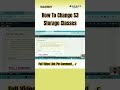 How to Change S3 Storage Class #aws #amazon #s3 #storage #cloudcomputing #clouds #devops #cloudolus