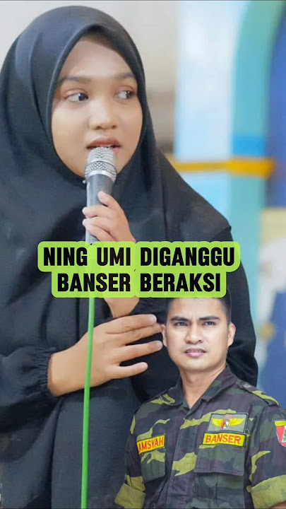 Ning umi diganggu Banser beraksi, pengajian Ning umi Laila.