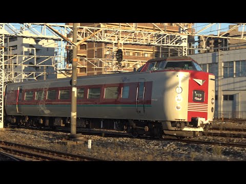 【4K】JR伯備線　特急やくも381系電車　倉敷駅到着 @Jnr115