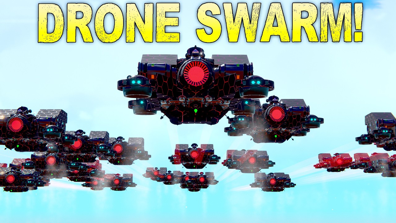 Destabilizing the Game by Building a MASSIVE DRONE SWARM!