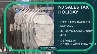 Details about New Jersey s sales tax holiday for back to school supplies