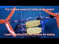Drone motor from old Laptop cdrom drive, (3 phase motor for drone project)