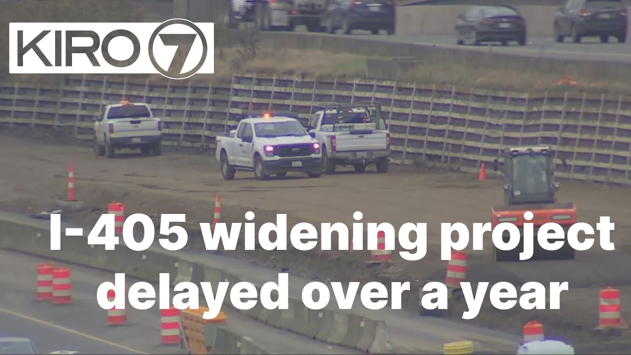 Massive 18-month delay in I-405 widening project - YouTube