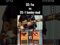 DS-1w VS DS-1 keeley mod Guitar Play #shorts