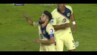 QUERETARO VS AMERICA ORIBE PERALTA GOL 2018 (1-0)