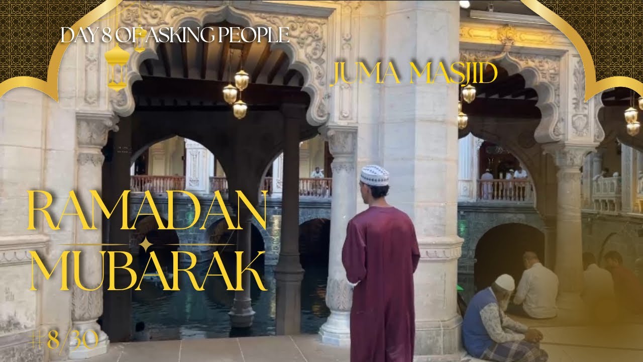 Ramadan Mubarak 🌙 this day 8/30 of asking people for Iftaar in juma masjid 🫶♥️