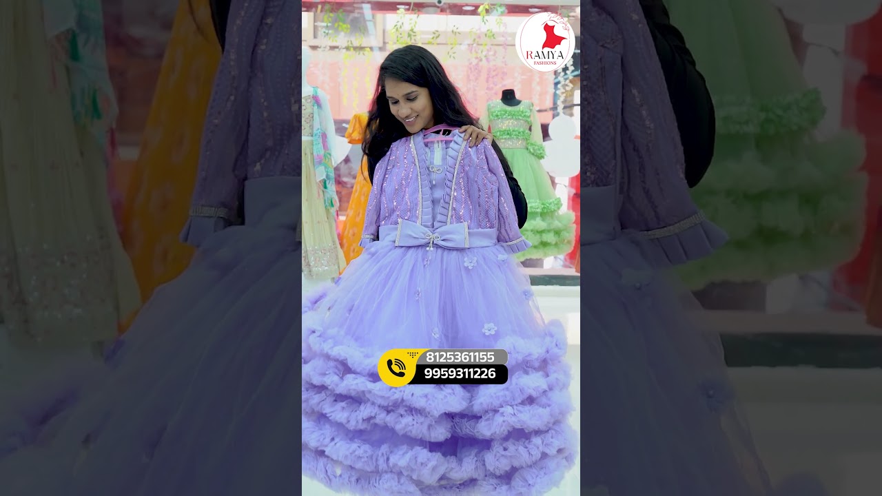 Party Wear Long Frock Collection | Ramya Fashions | Beautiful Frocks Collection |