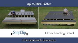 Step-Clip Deck Fastening System Time Study [captioned]