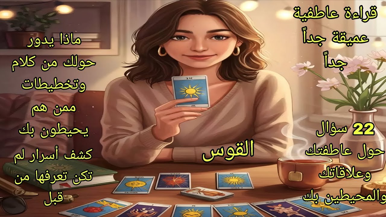 تاروت برج القوس♐️قراءة عاطفية عميقة جداً جداً 22 سؤال لكل ما يخص عاطفتك وعلاقاتك