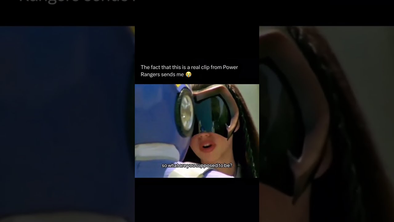 The Fact That This Is A Real Clip From Power Rangers Send Me 