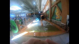 Alberta Falls - Green and orange tube slides Great Wolf Lodge Wisconsin Dells