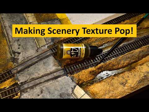 Painting Model Railroad Roads With Greater Contrast | N Scale | Boomer Diorama