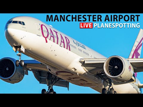 🔴 UP-CLOSE Departures ✈️ LIVE Manchester Airport Plane Spotting
