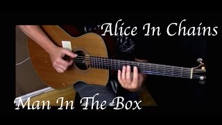Video thumbnail of "Kelly Valleau - Man In The Box (Alice In Chains) - Fingerstyle Guitar"