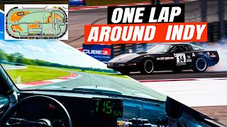 One Lap Around Indy | Pure Racing POV Lap at Full Throttle | ASSLLC Corvette Racing