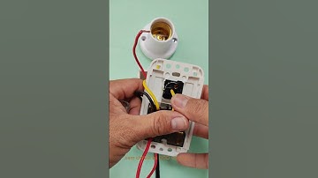 Cách đấu công tắc + ổ cắm