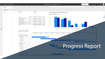 Project Progress Report with SharePoint and Power BI