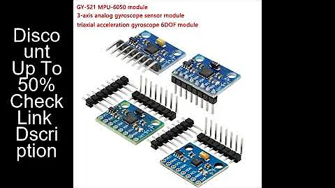 GY-521 MPU-6050 MPU6050 3-axis analog gyroscope sensor module 6DOF 3 accelerometer with code and sch