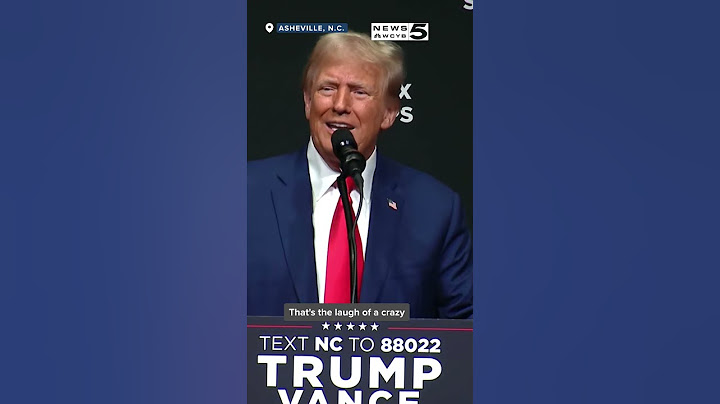 Trump Mocks Kamala Harris' Laugh: 'Crazy Person's Laugh'