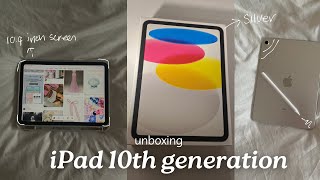 ASMR iPad 10th generation unboxing + ACCESSORIES