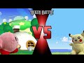 Kirby VS pikachu