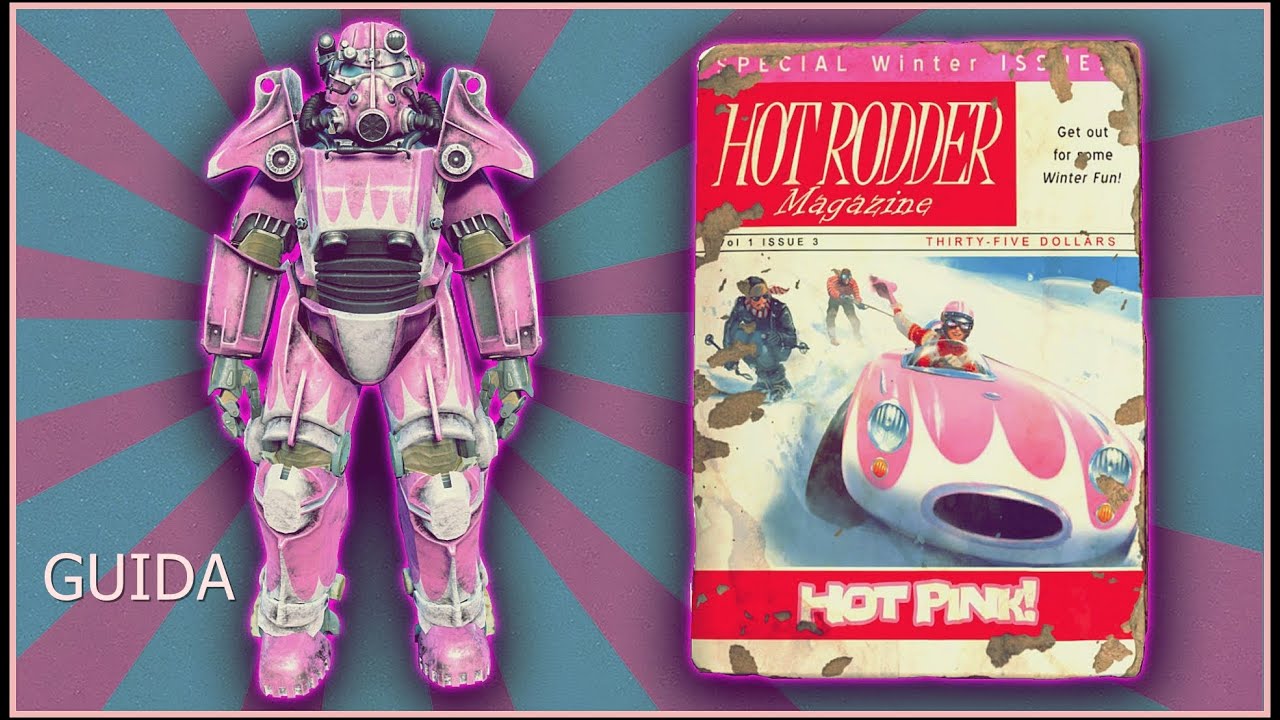 Fallout 4 - Hot Rod Hot Pink Power Armor Paint - Walkthrough Guide