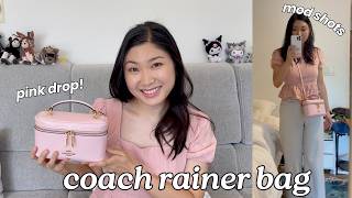 Pink Coach Rainer Bag FULL REVIEW - Is a cosmetic pouch worth $180?