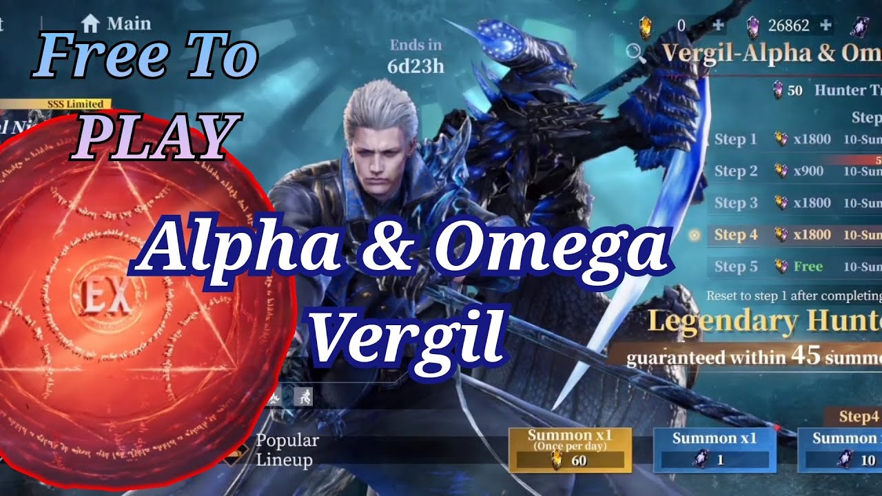 F2P summons Alpha and Omega Vergil  to EX