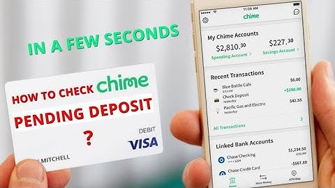 How to check pending deposit on CHIME bank? How to see pending deposit CHIME