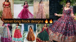 Trending Long Frock Models New Latest Frock Design 2024