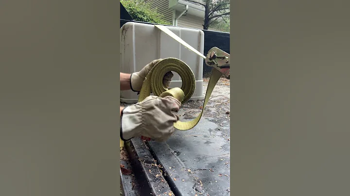 Ratchet Strap, Excess Strap? Simple Solution ✅ #lifehacks #ratchet #loading #construction #trucking