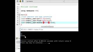 C++ Lecture # 5  type conversion casting