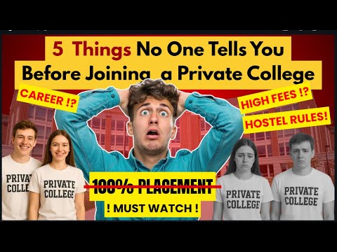 ⚠️ 5 Things To Know Before Joining a Private Engineering College in India 2025 🎓