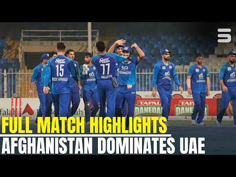 Full Match Highlights | Afghanistan vs UAE | 3rd T20I | Tri-Series 2025 | M3Q1T