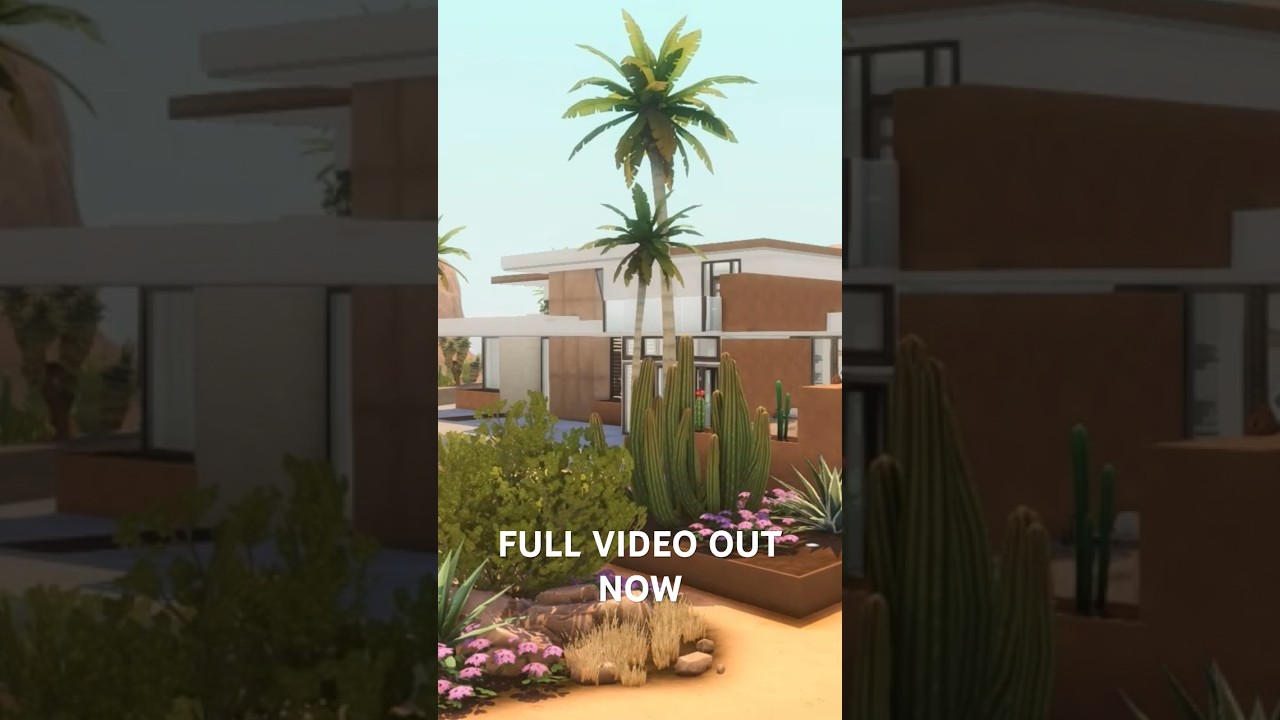 Modern Luxury Mansion | The Sims 4 Stop motion speed build 