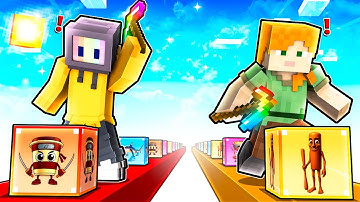 I CHALLENGED CHAPATI TO A 1V1 BRAINROT GOD LUCKY BLOCK RACE