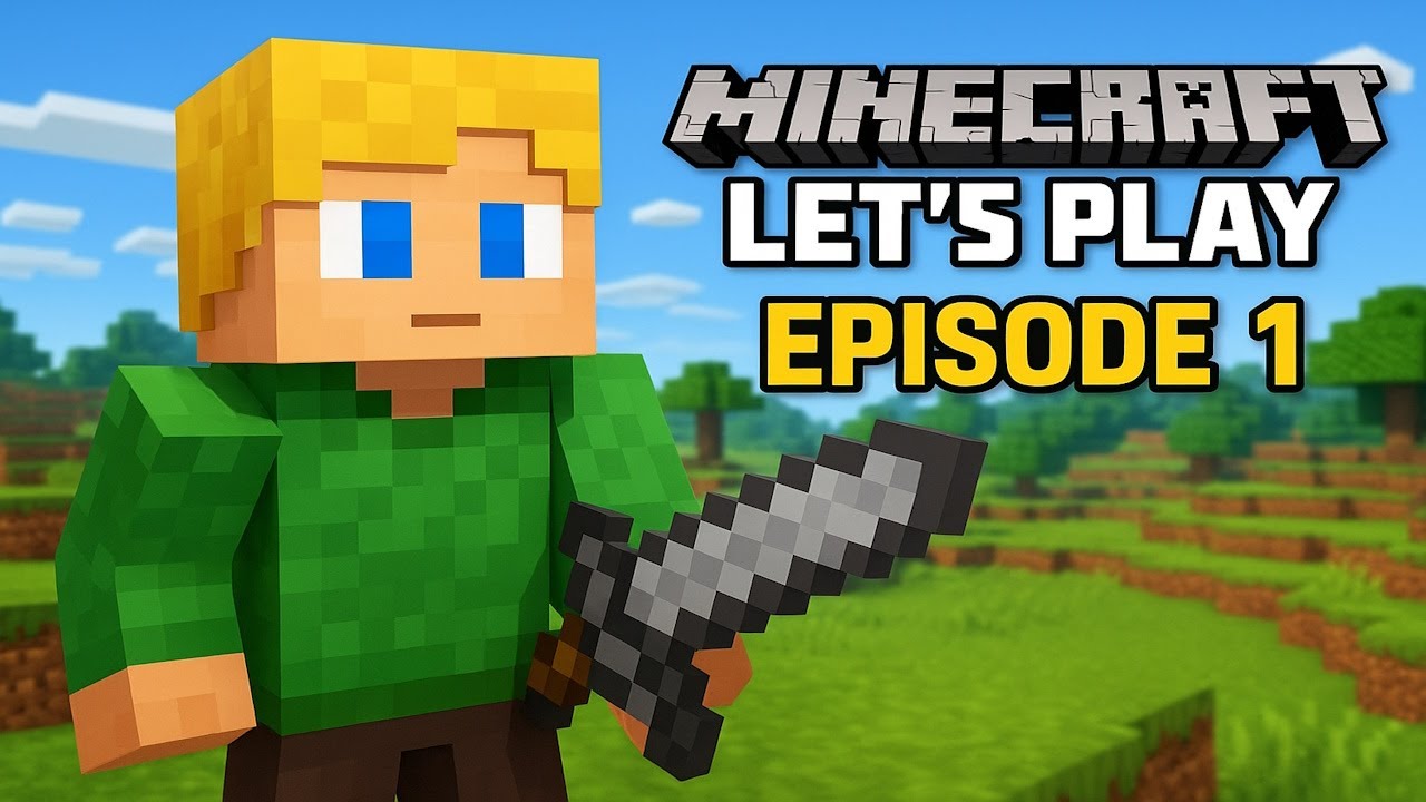 Surviving Our First Night | Minecraft Survival Lets Play Ep. 1 - YouTube