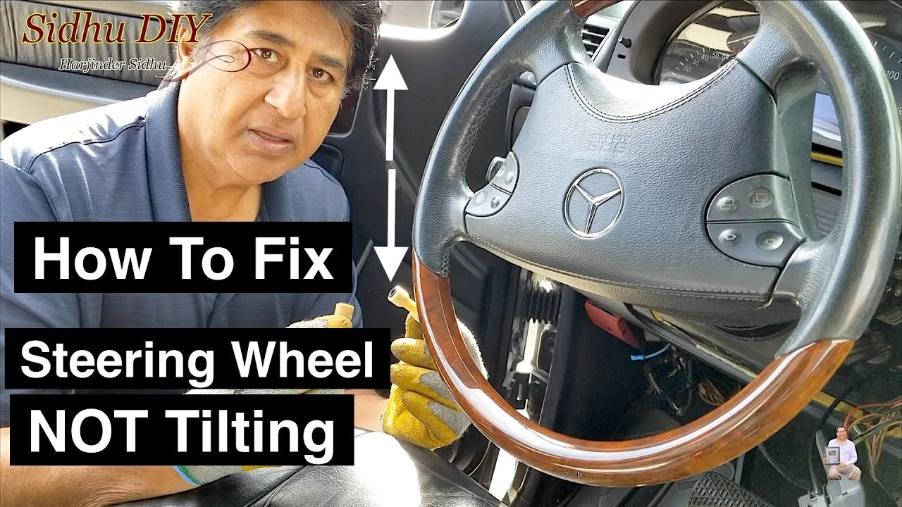 How To Fix Steering Wheel Not Tilting | Mercedes Steering Wheel Up Down Adjustment Not Working