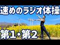 ☆☆☆速めのラジオ体操第１・第２　神戸の菜の花畑にて【１.２倍速・ナレーションと字幕付き】Japanese Radio Taiso Exercise (x 1.2 speed)