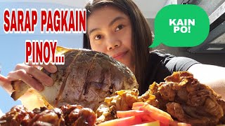 CHICHARON BULAKLAK/GRILLED PAMPANO FISH AND PORK BARBECUE MUKBANG