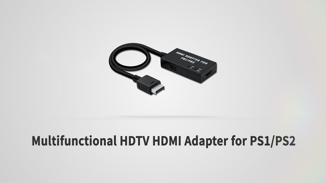 Adaptateur de convertisseur Audio vidéo Portable PS2 vers HDMI câble AV HDMI  pour SONY PlayStation 2