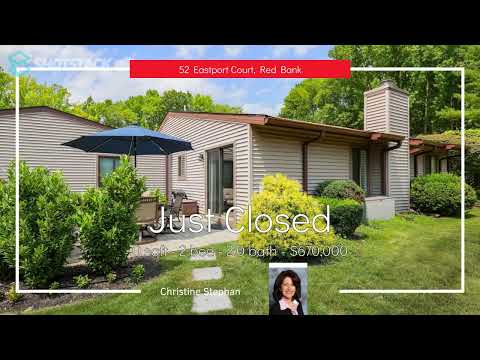 52 EASTPORT COURT, Red Bank, NJ home video tour