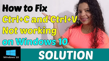 How to Fix Ctrl+C and Ctrl+V Not working on Windows 10 [2023]