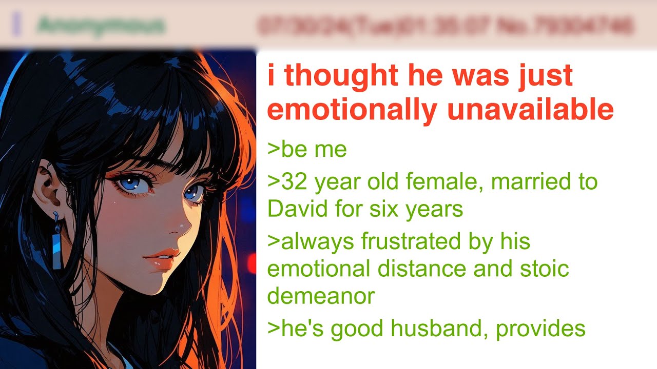 Woman Learns Why Her Husband Never Shows Emotions