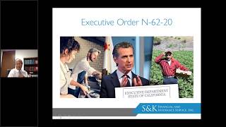 CA Workers' Compensation COVID-19 Executive Order N-62-20 & Safety Updates