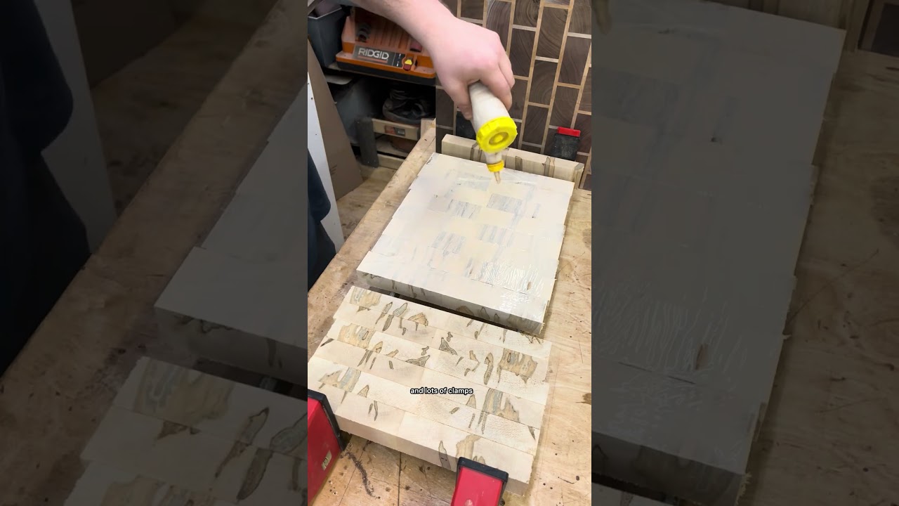 End grain cutting board start to finish!