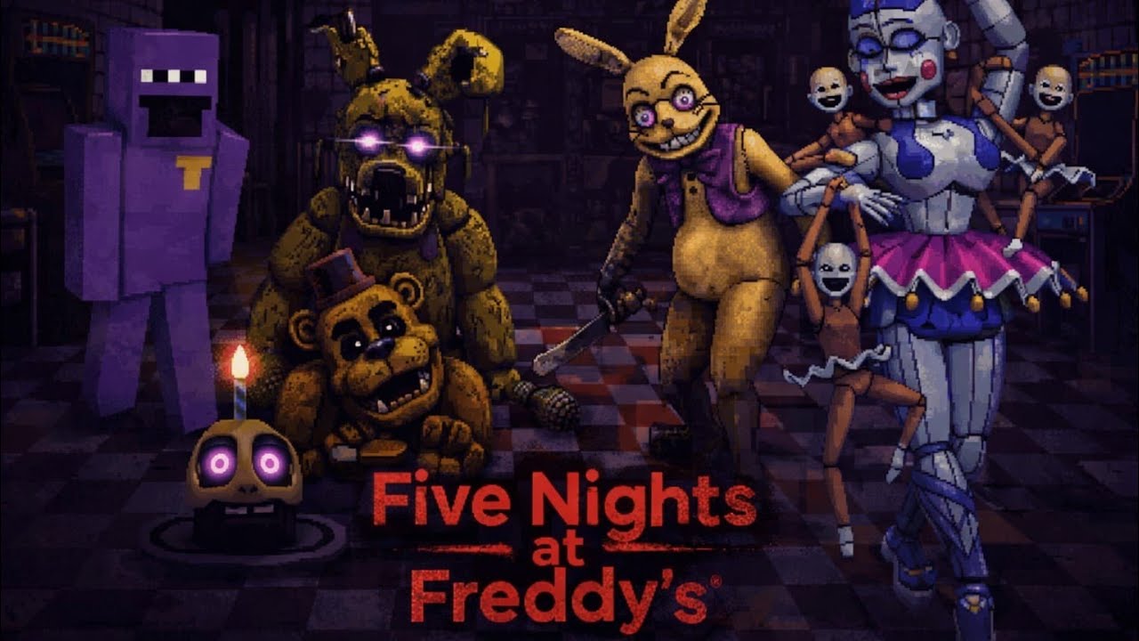 FNAF 2D 🐻💀 Tentando recuperar da gripe 🤒🤧