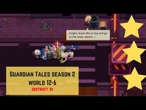 Guardian Tales | Demon World 12-6  (District 51) |  100% Completion